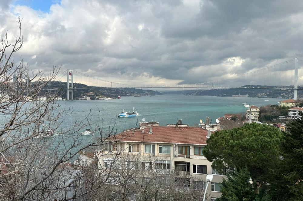 Kuzguncuk'ta Muhteşem Boğaz Manzaralı Kiralık Daire